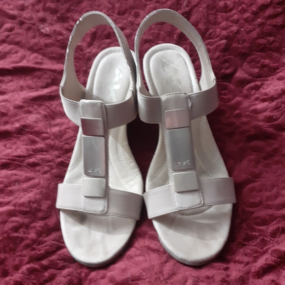 Anne Klein Sport Shoes - 🔥🔥🔥Any 3 pair women's shoes $30! Anne Klein Luna elastic strap wedge sandals